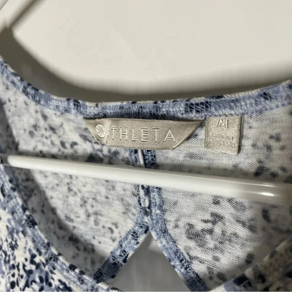 Athleta Breezy Printed Cutout Tank Top Size Medium - Picture 3 of 7